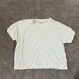 Cream Madewell simple Tee